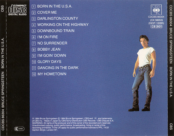 Bruce Springsteen : Born In The U.S.A. (CD, Album)