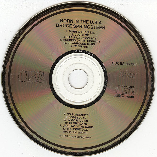 Bruce Springsteen : Born In The U.S.A. (CD, Album)