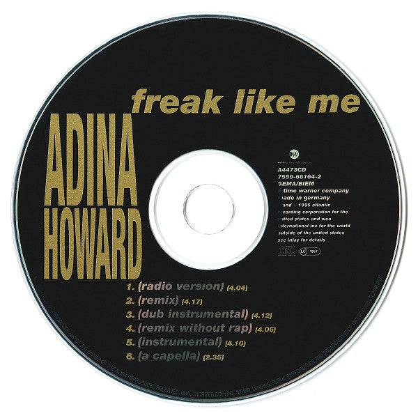 Adina Howard : Freak Like Me (CD, Single)