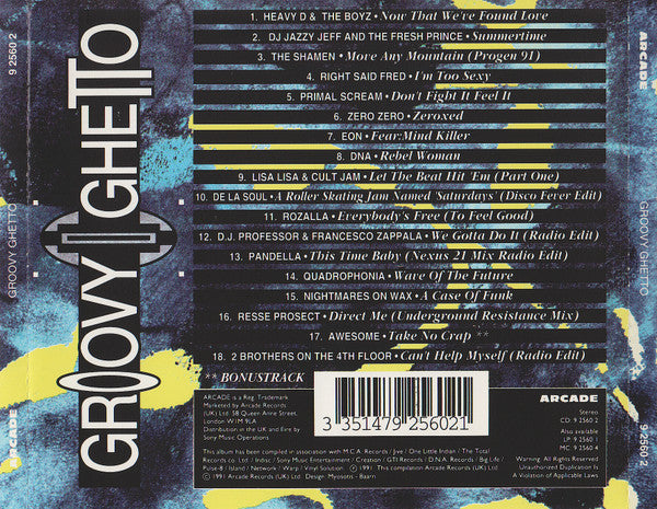 Various : Groovy Ghetto (CD, Comp)