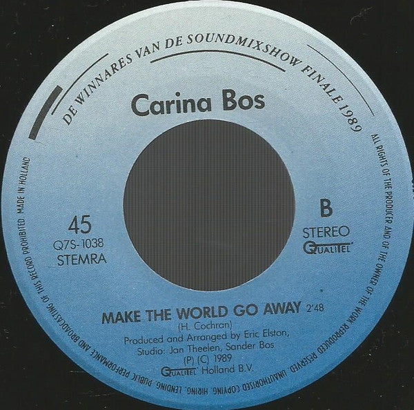 Carina Bos : Hurt (7", Single)