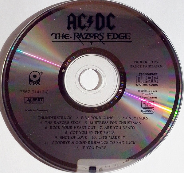 AC/DC : The Razors Edge (CD, Album, RE)