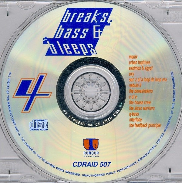 Various : Breaks, Bass & Bleeps 4 (CD, Comp)