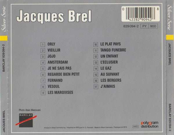 Jacques Brel : Jacques Brel (CD, Comp)