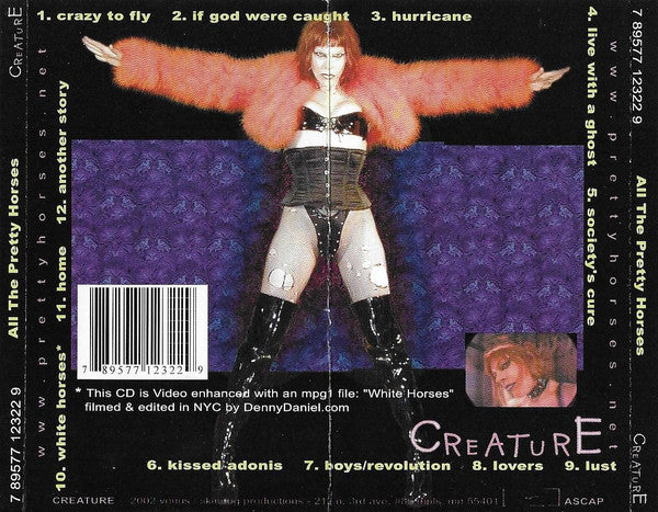 All The Pretty Horses : Creature (CD, Enh)