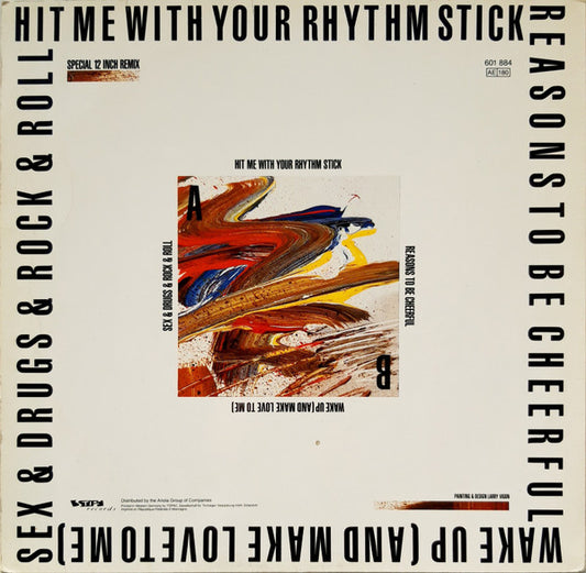 Ian Dury And The Blockheads : Hit Me With Your Rhythm Stick (Remixed By Paul Hardcastle) (12")