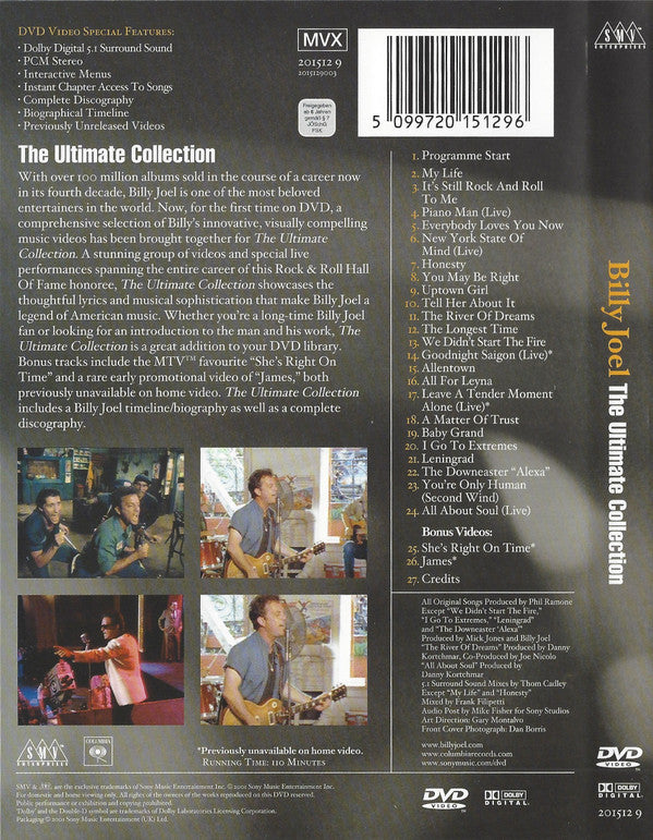 Billy Joel : The Ultimate Collection (DVD-V, PAL)