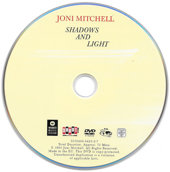 Joni Mitchell : Shadows And Light (DVD-V, PAL)