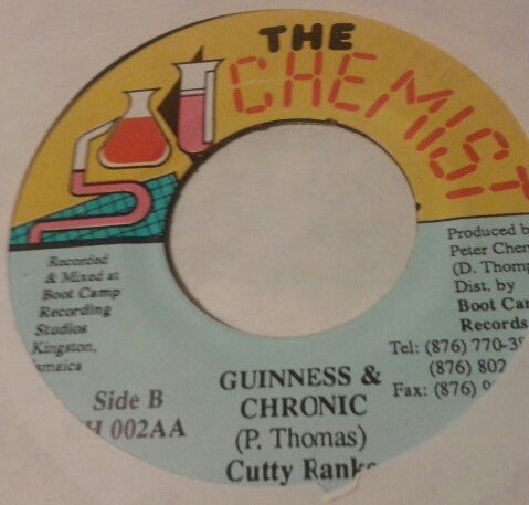 Vylmark / Cutty Ranks : Angel / Guinness & Chronic (7")