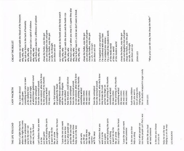 Barclay James Harvest : Welcome To The Show (Cass, Album)