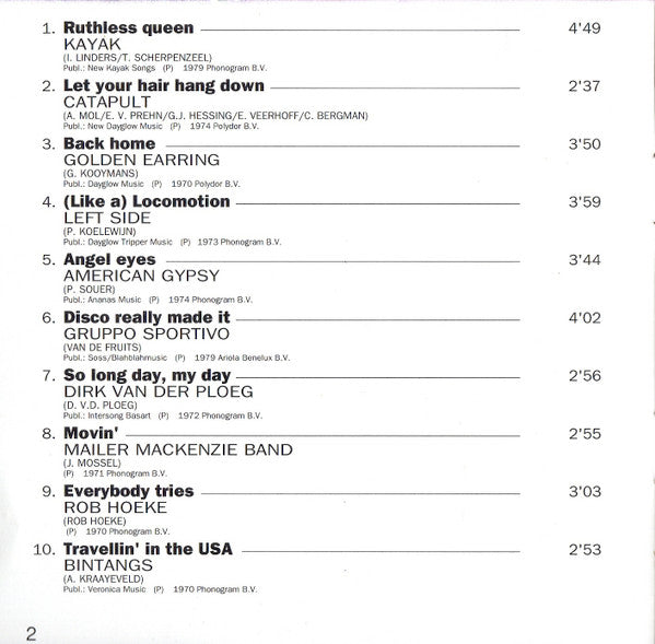 Various : 20 Nederpophits Uit De Jaren 70 Deel 5 (CD, Comp)