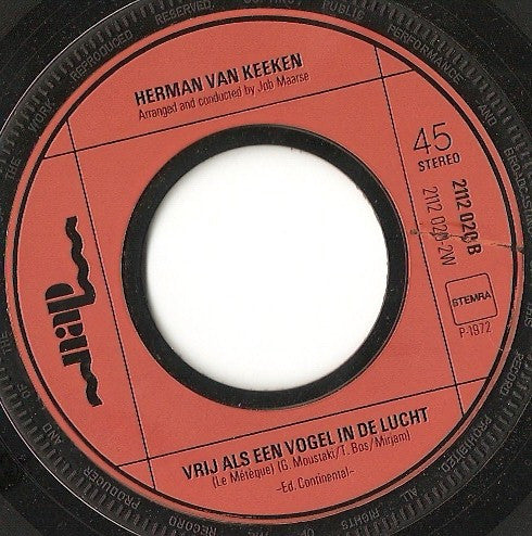 Herman Van Keeken : Kom Maar Dicht Bij Mij (7", Single)