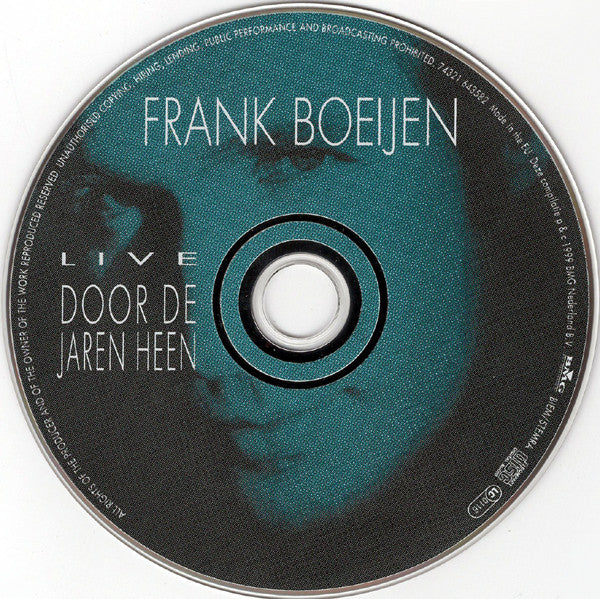Frank Boeijen : Live - Door De Jaren Heen (CD, Comp)