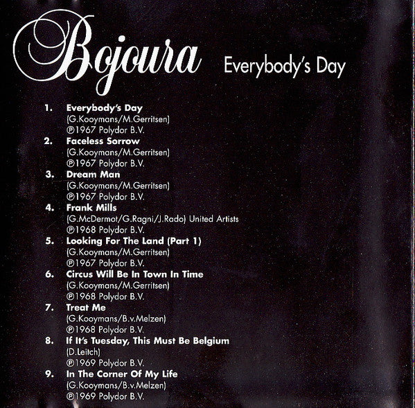 Bojoura : Everybody's Day (CD, Comp)