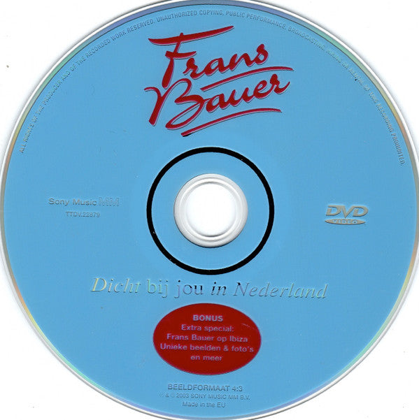 Frans Bauer : Dicht Bij Jou In Nederland (DVD-V)