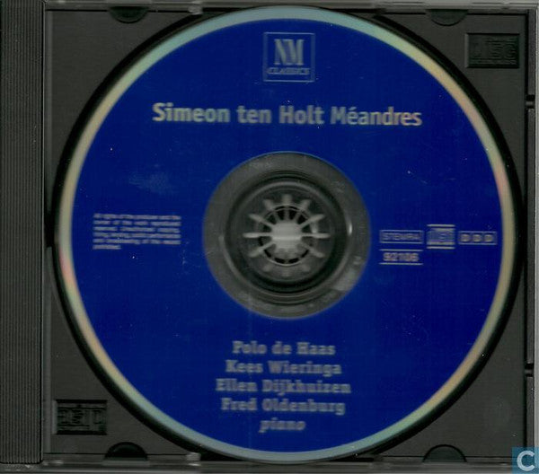 Simeon Ten Holt - Polo De Haas, Kees Wieringa, Ellen Dijkhuizen, Fred Oldenburg : Méandres 'Live In Vredenburg' (CD)