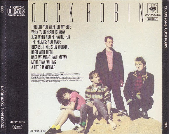 Cock Robin : Cock Robin (CD, Album)