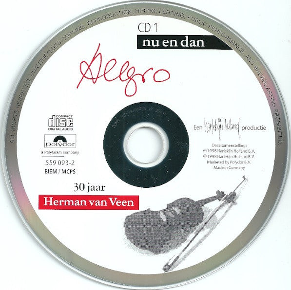Herman van Veen : Nu  En Dan (30 Jaar Herman Van Veen) (4xCD, Album)