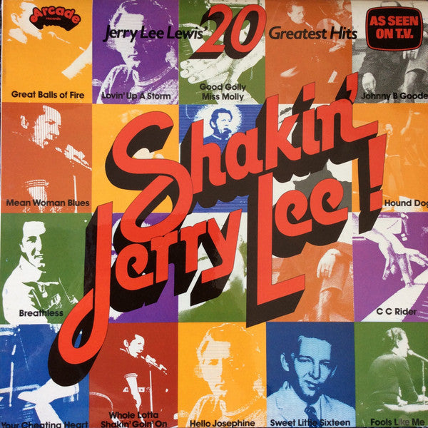 Jerry Lee Lewis : Shakin' Jerry Lee! Jerry Lee Lewis' 20 Greatest Hits (LP, Comp, Mono)