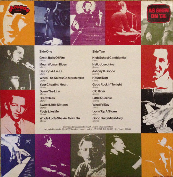 Jerry Lee Lewis : Shakin' Jerry Lee! Jerry Lee Lewis' 20 Greatest Hits (LP, Comp, Mono)