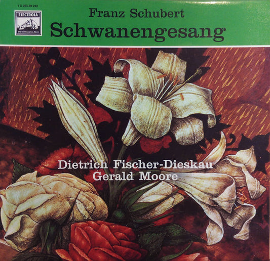 Franz Schubert, Dietrich Fischer-Dieskau, Gerald Moore : Schwanengesang (LP, Red)