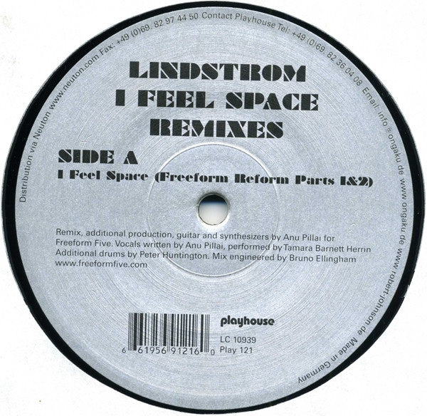 Lindstrøm : I Feel Space (Remixes) (12")