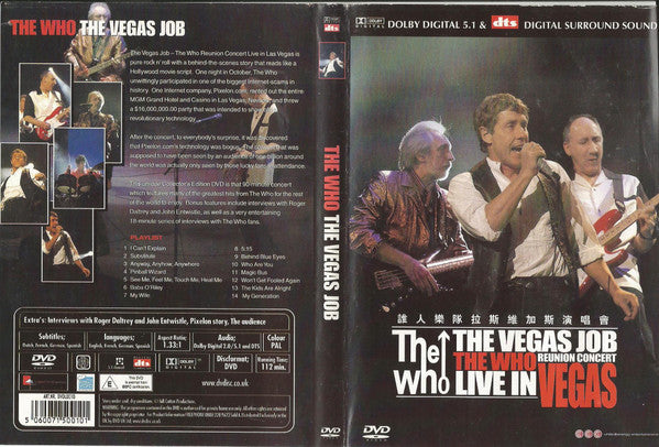 The Who : The Vegas Job - The Who Reunion Concert Live In Vegas (DVD-V, Multichannel, PAL)