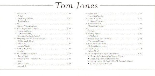 Tom Jones : His Greatest Hits (CD, Comp)