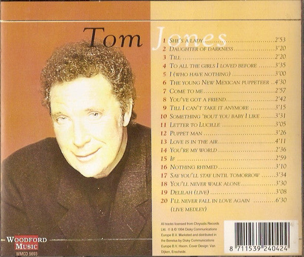 Tom Jones : His Greatest Hits (CD, Comp)