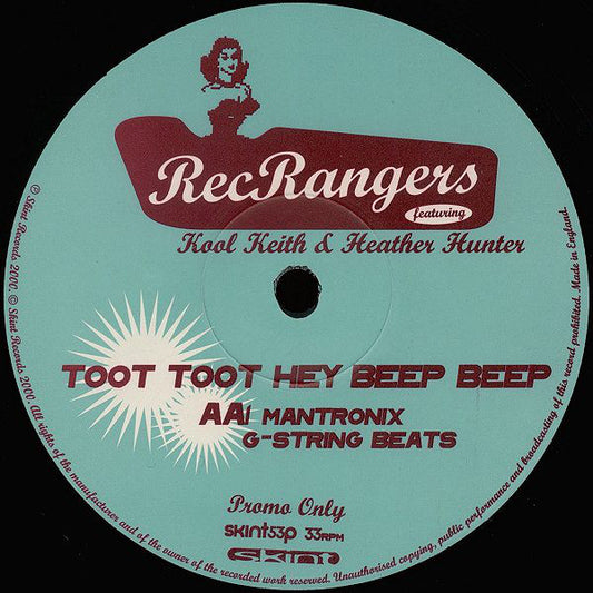 Rec Rangers Featuring Kool Keith & Heather Hunter : Toot Toot Hey Beep Beep (12", Promo)