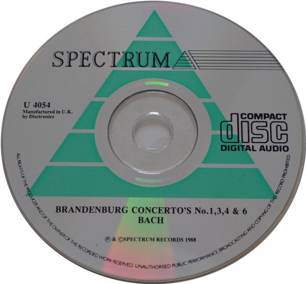 Johann Sebastian Bach : Brandenburg Concertos No. 1, 3, 4 & 6 (CD, Comp)