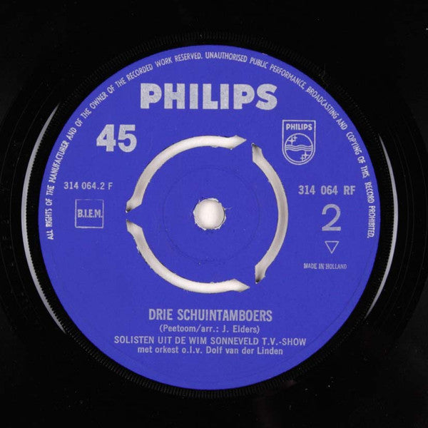 Solisten Uit De Wim Sonneveld TV-Show : Katootje (7", Single, Mono)