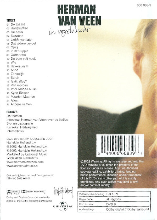 Herman van Veen : In Vogelvlucht (Levende Herinneringen) (DVD-V, Comp, PAL)
