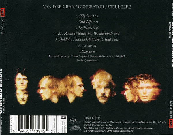Van Der Graaf Generator : Still Life (CD, Album, RE, RM)
