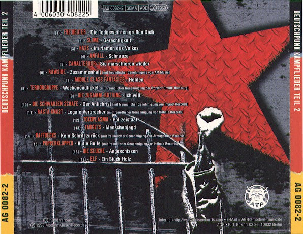 Various : Deutschpunk - Kampflieder II (CD, Comp)