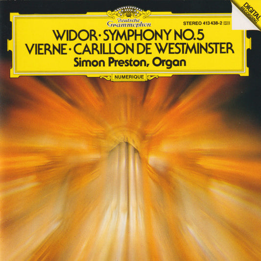 Charles-Marie Widor, Louis Vierne, Simon Preston : Symphony No. 5 / Carillon De Westminster (CD, Album)