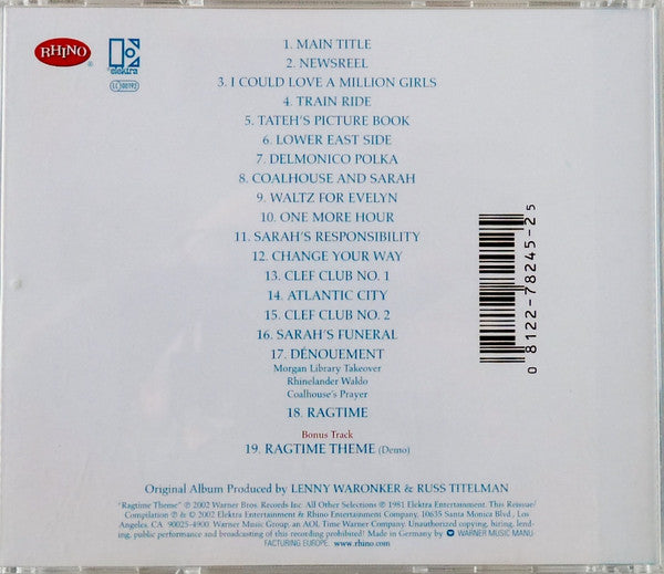 Randy Newman : Ragtime (CD, Album)