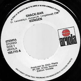 Yves Kengen : Snack-Bar (7")