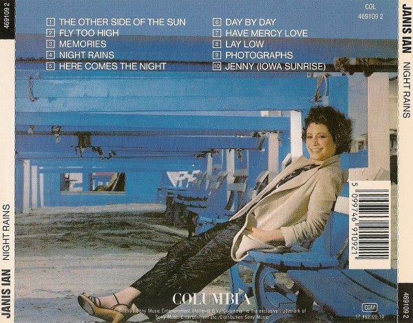 Janis Ian : Night Rains (CD, Album, RE)