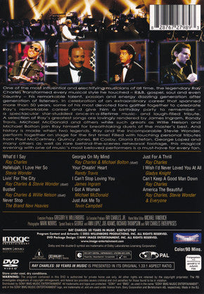 Ray Charles : 50 Years In Music (DVD-V, P/Mixed, PAL)