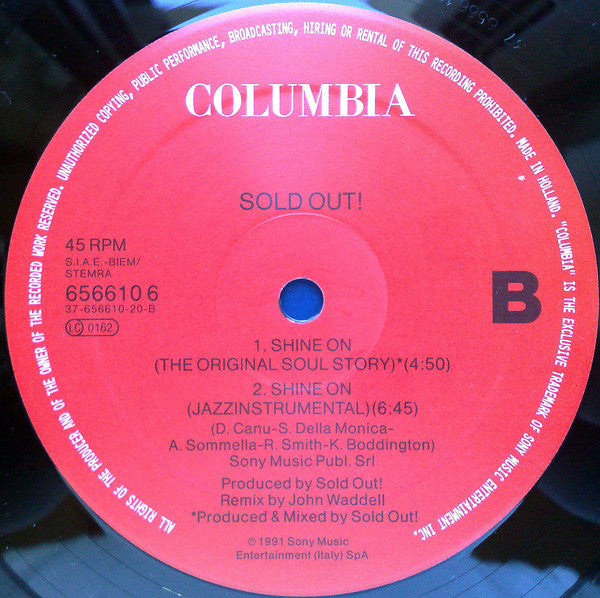 Souled Out : Shine On (12")