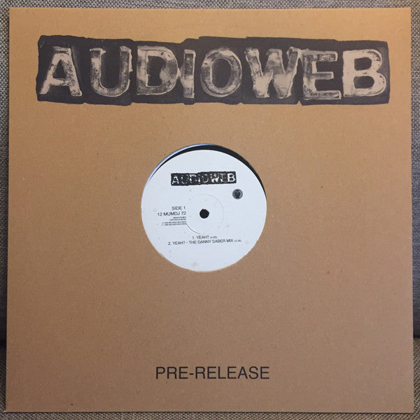 Audioweb : Yeah? (12", Promo)