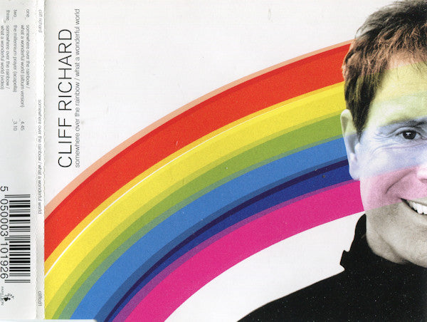 Cliff Richard : Somewhere Over The Rainbow / What A Wonderful World (CD, Single, Enh)