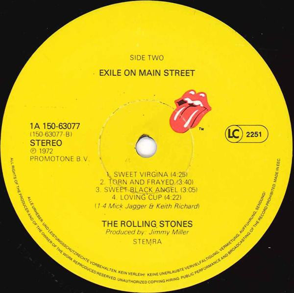 The Rolling Stones : Exile On Main St (2xLP, Album, RE)