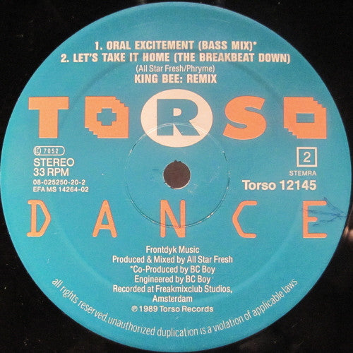 King Bee : Lets Take It Home (Remix) (12")