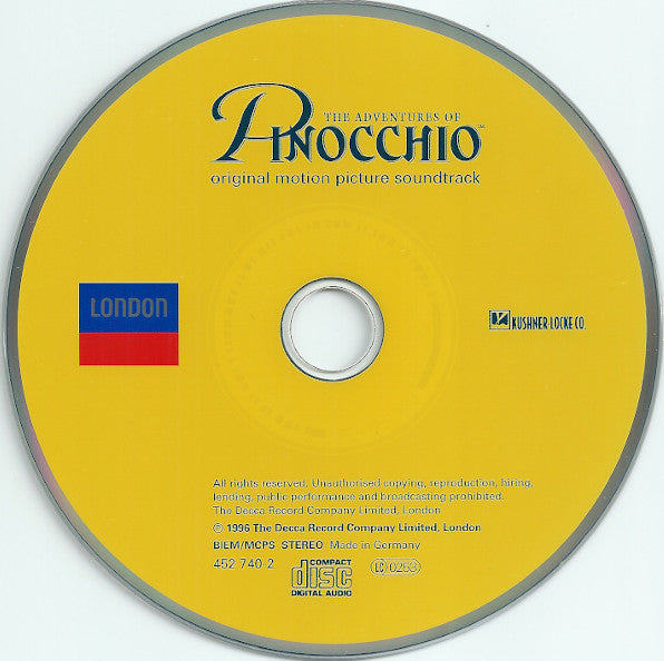 Various : De Avonturen Van Pinokkio (Originele Filmmuziek) (CD, Album)