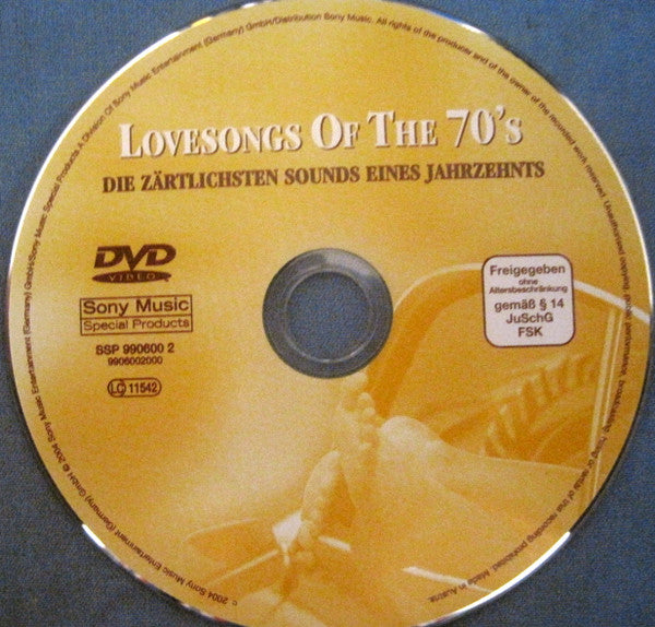 Various : Lovesongs Of The 70's (Die Zärtlichsten Sounds Eines Jahrzehnts) (DVD-V)