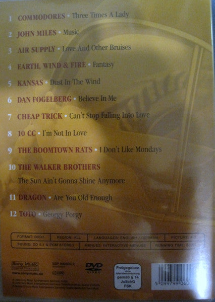 Various : Lovesongs Of The 70's (Die Zärtlichsten Sounds Eines Jahrzehnts) (DVD-V)