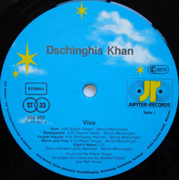 Dschinghis Khan : Viva (LP, Album)