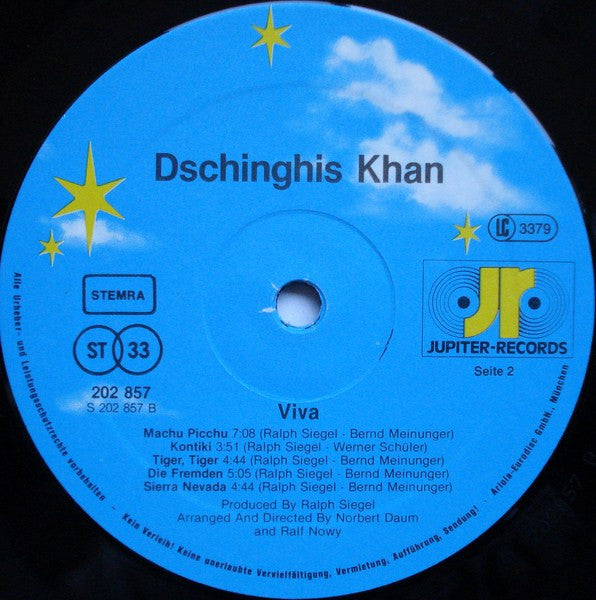 Dschinghis Khan : Viva (LP, Album)